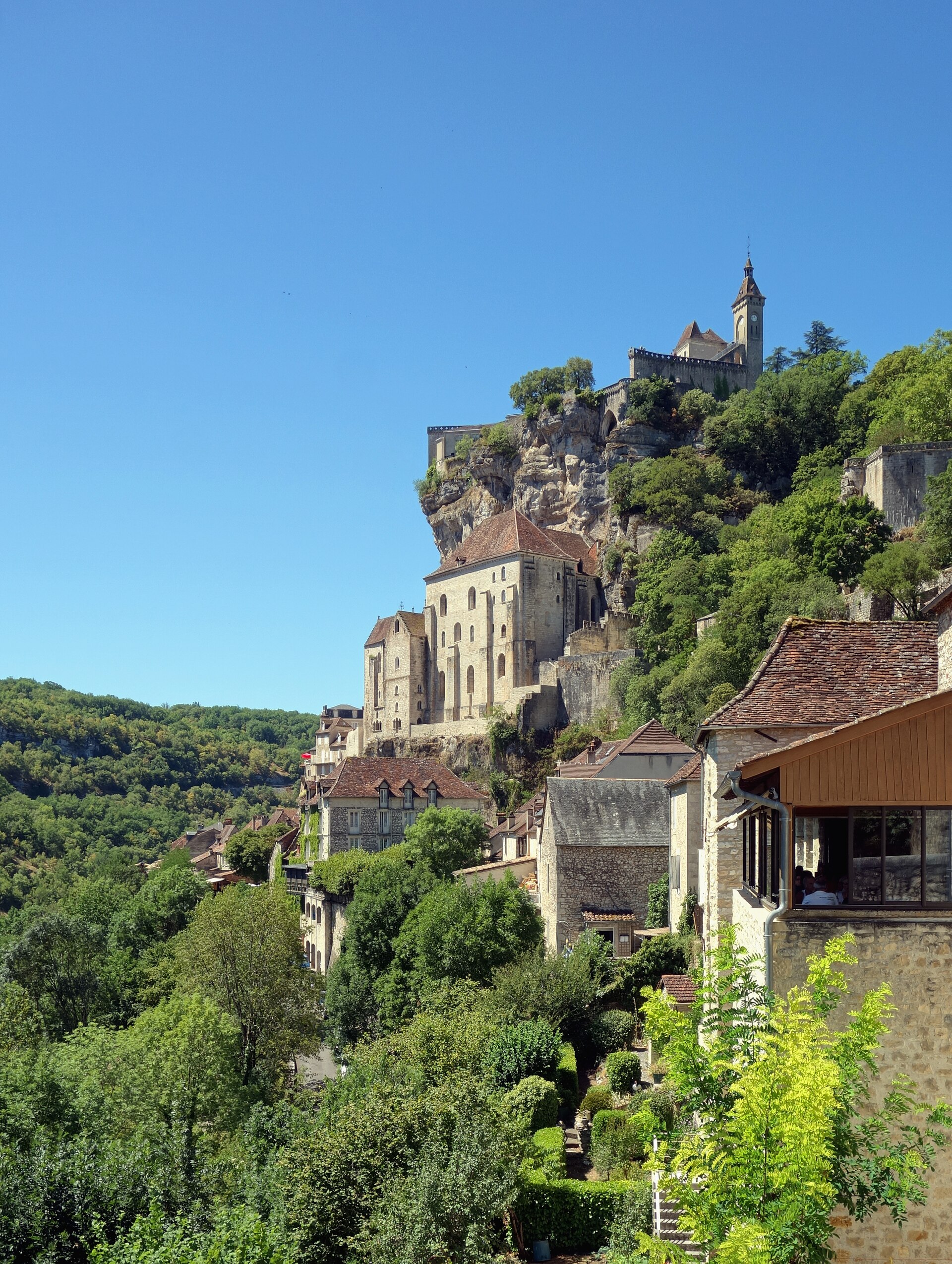 Rocamadour, cité religieuse accrochée à sa falaise